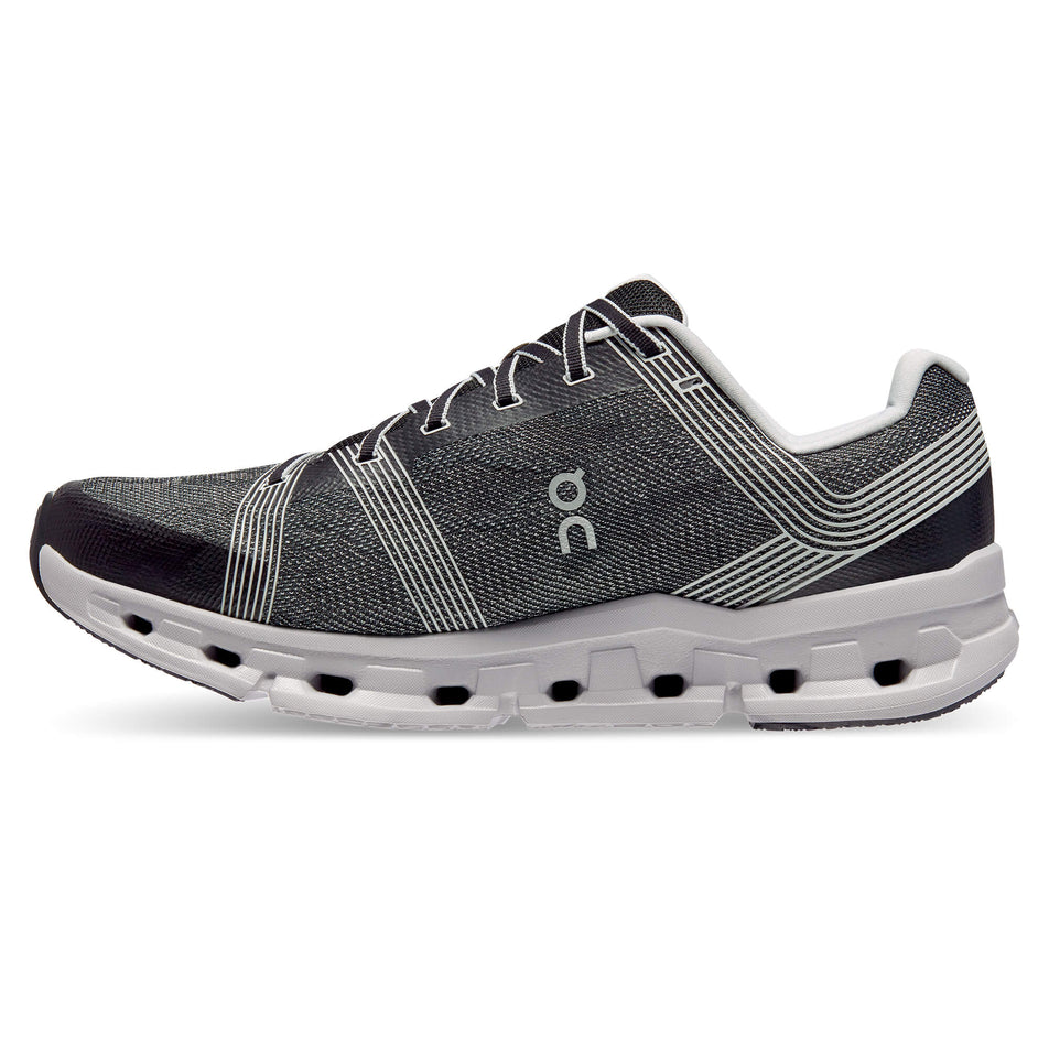 Medial view of men's On Cloudgo Running Shoes in Black (7525313577122)