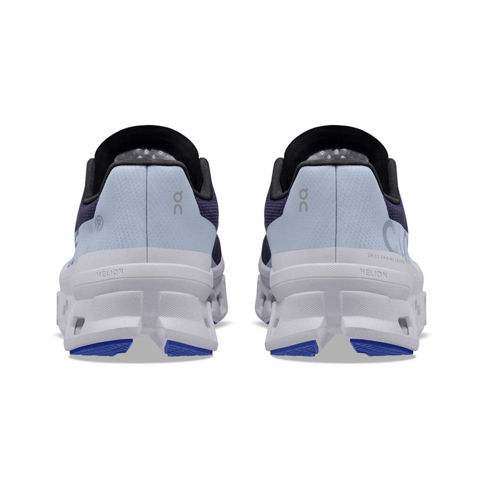 Posterior view of women's on cloudmonster running shoes (7319074635938)