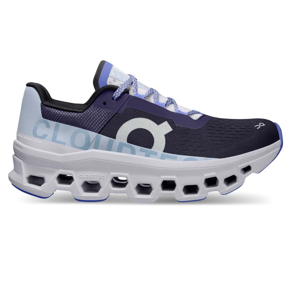 Lateral view of women's on cloudmonster running shoes (7319074635938)