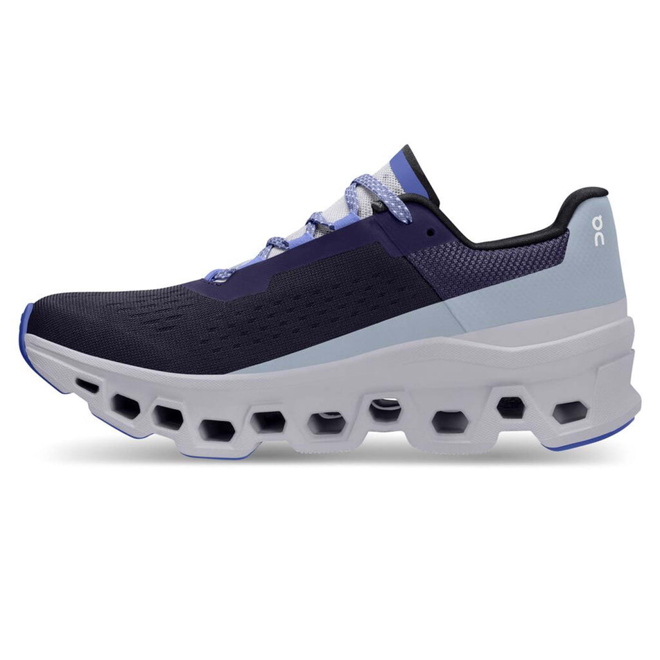 Medial view of women's on cloudmonster running shoes (7319074635938)