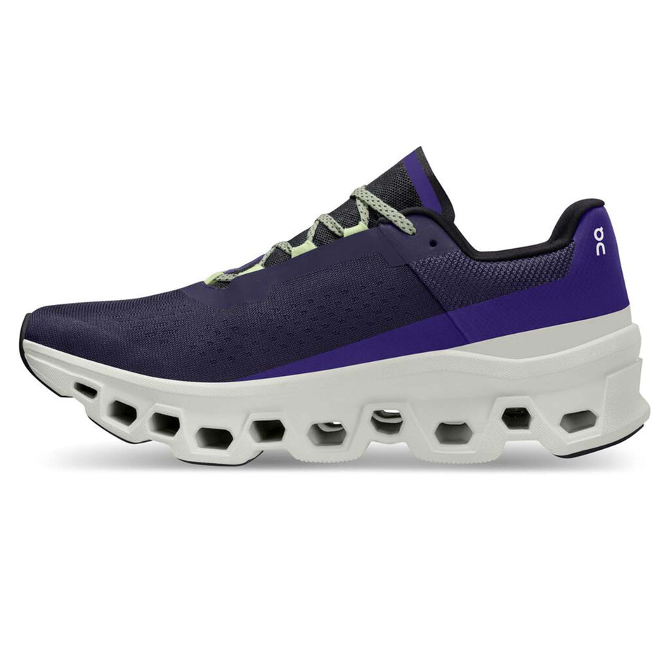 Medial view of men's on cloudmonster running shoes (7319046357154)