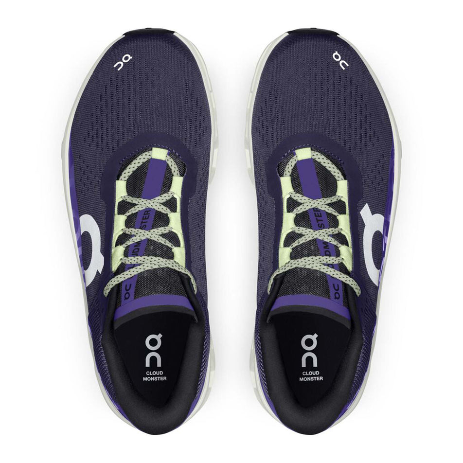 Upper view of men's on cloudmonster running shoes (7319046357154)