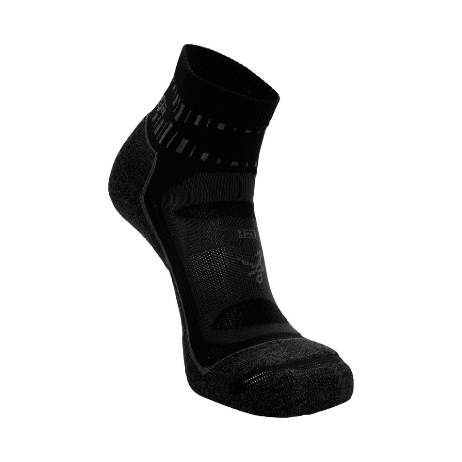Medial side of the left sock from a pair of unisex Balega Blister Resist Quarter Running Socks (7784852390050)