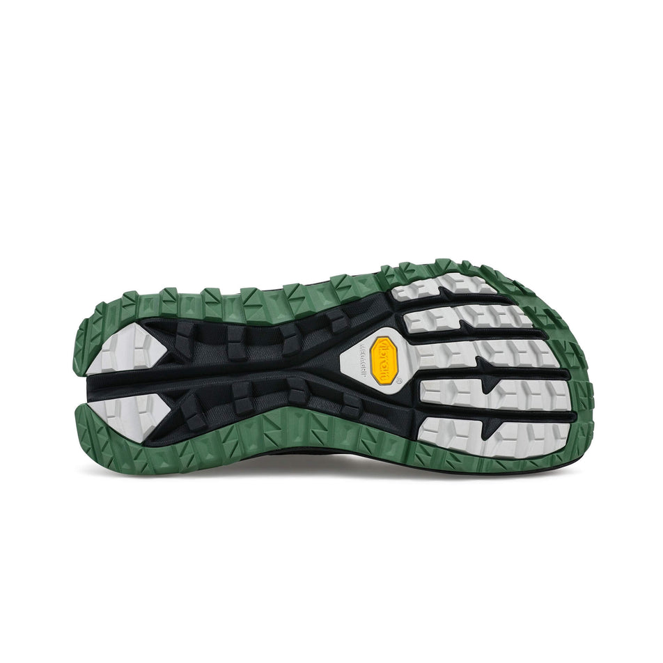The outsole of the right shoe from a pair of men's Altra Olympus 5 Running Shoes (7710972444834)