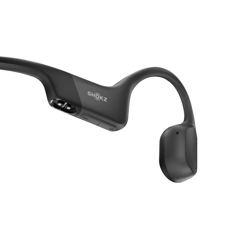 Button view of unisex shokz openrun wireless bone conduction headphones (7424732299426)
