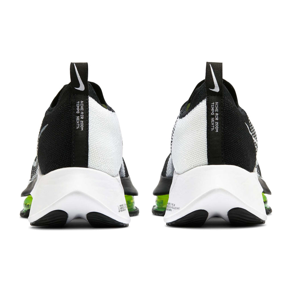 Posterior view of men's nike air zoom tempo next% running shoes (7351687577762)