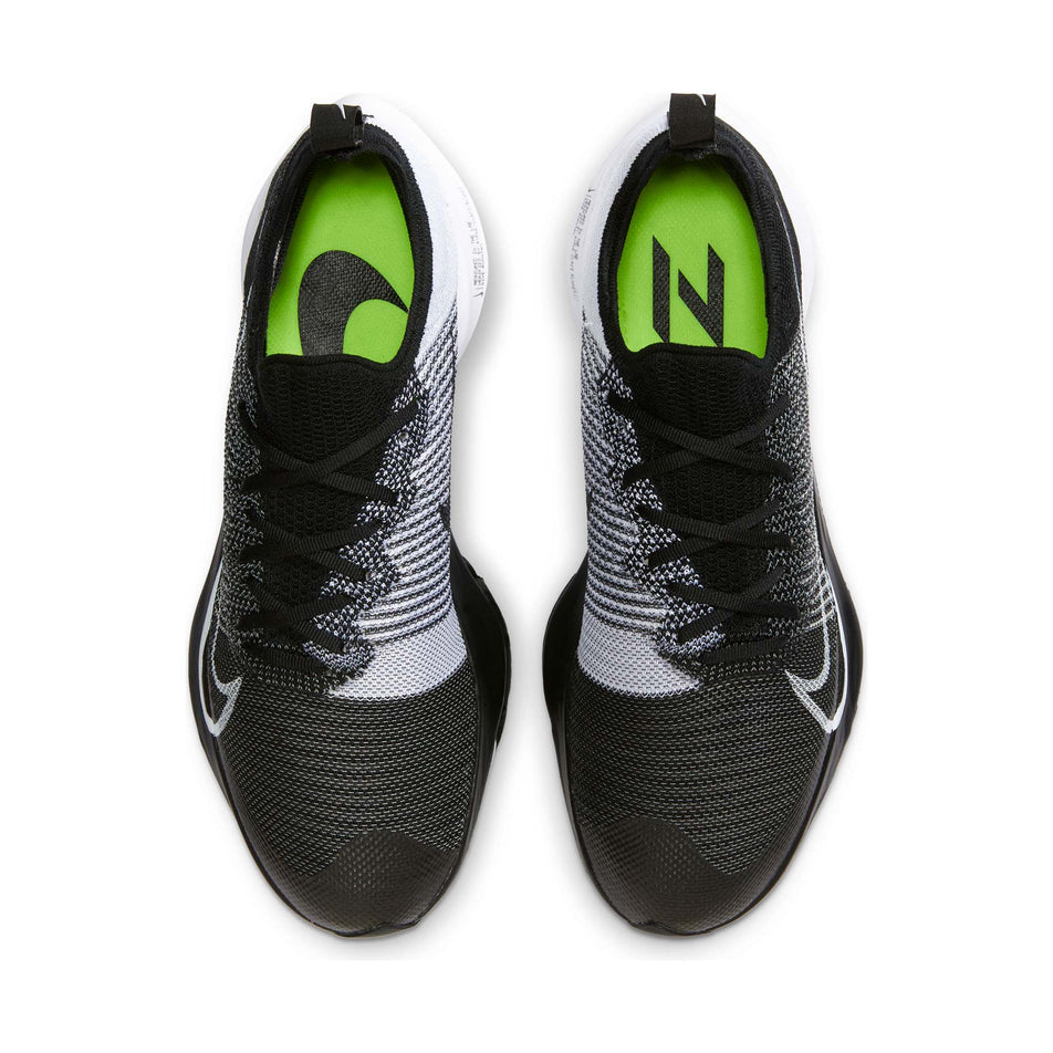 Upper view of men's nike air zoom tempo next% running shoes (7351687577762)