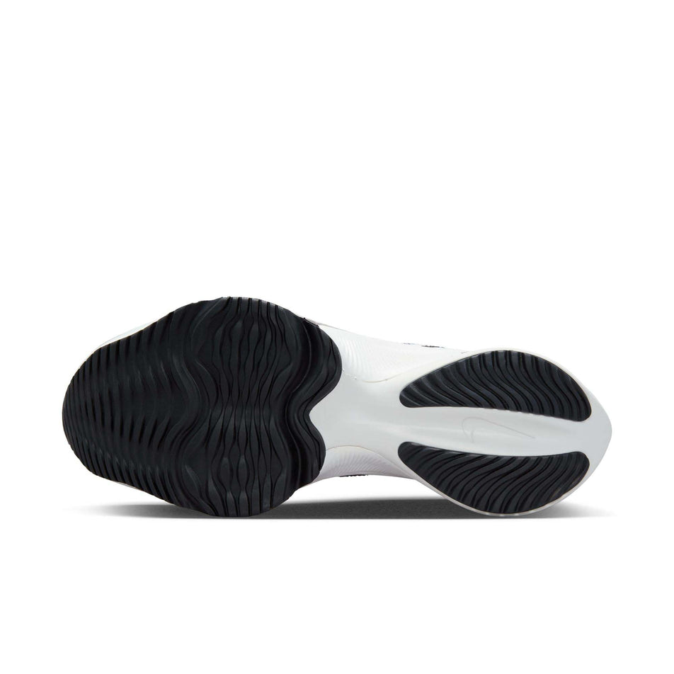 The outsole of the left shoe from a pair of men's Nike Air Zoom Tempo NEXT% road running shoes (7725363789986)