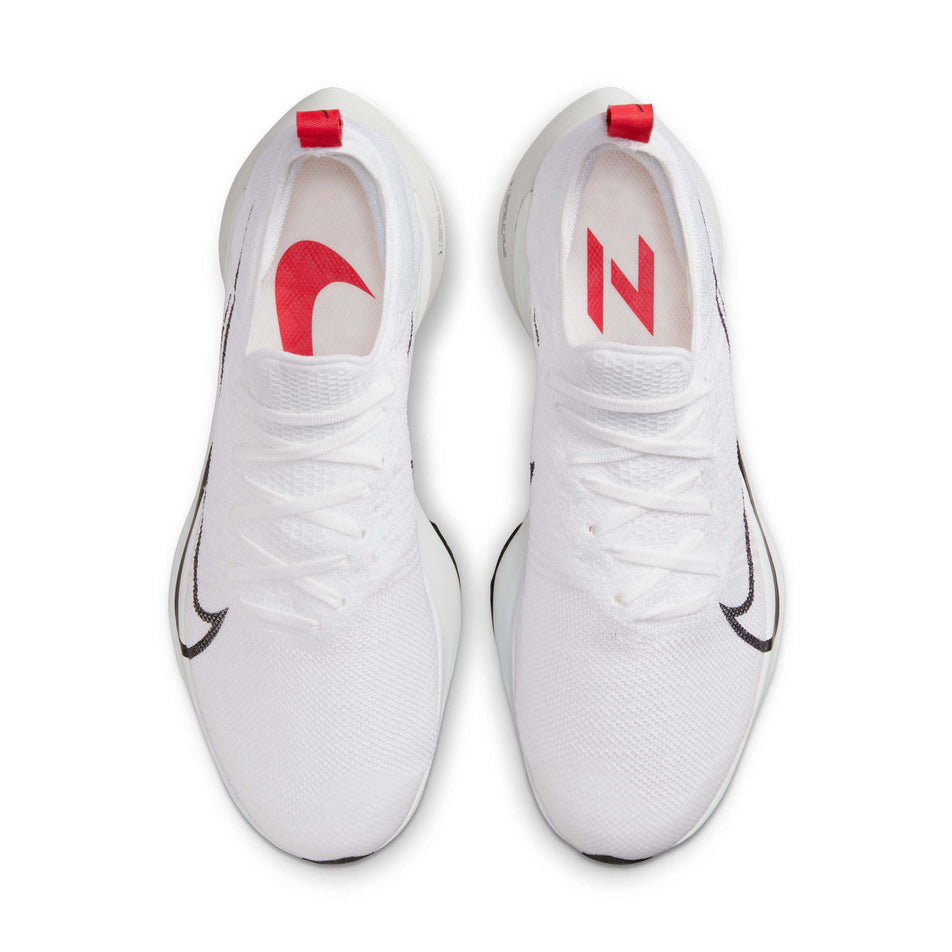 The uppers on a pair of men's Nike Air Zoom Tempo NEXT% road running shoes (7725363789986)