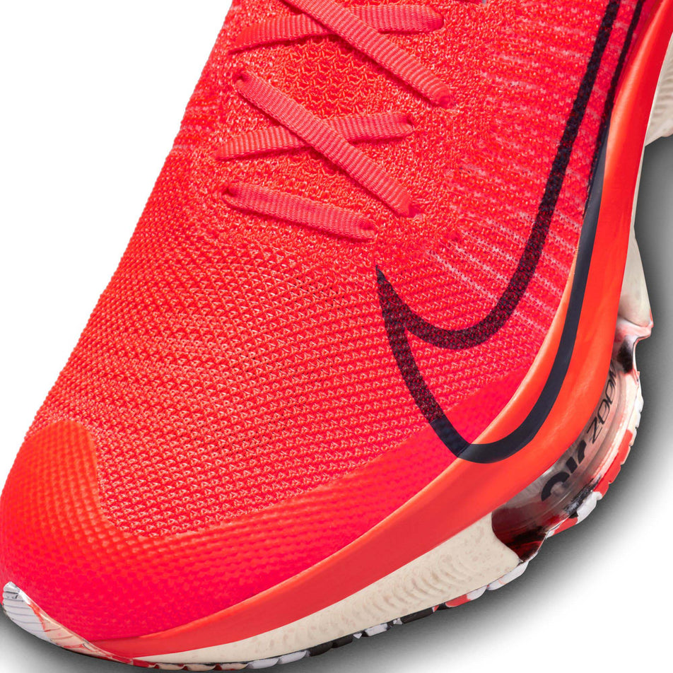 The lateral side of the toe box on the left shoe from a pair of Nike Men's Tempo Road Running Shoes (7866634698914)