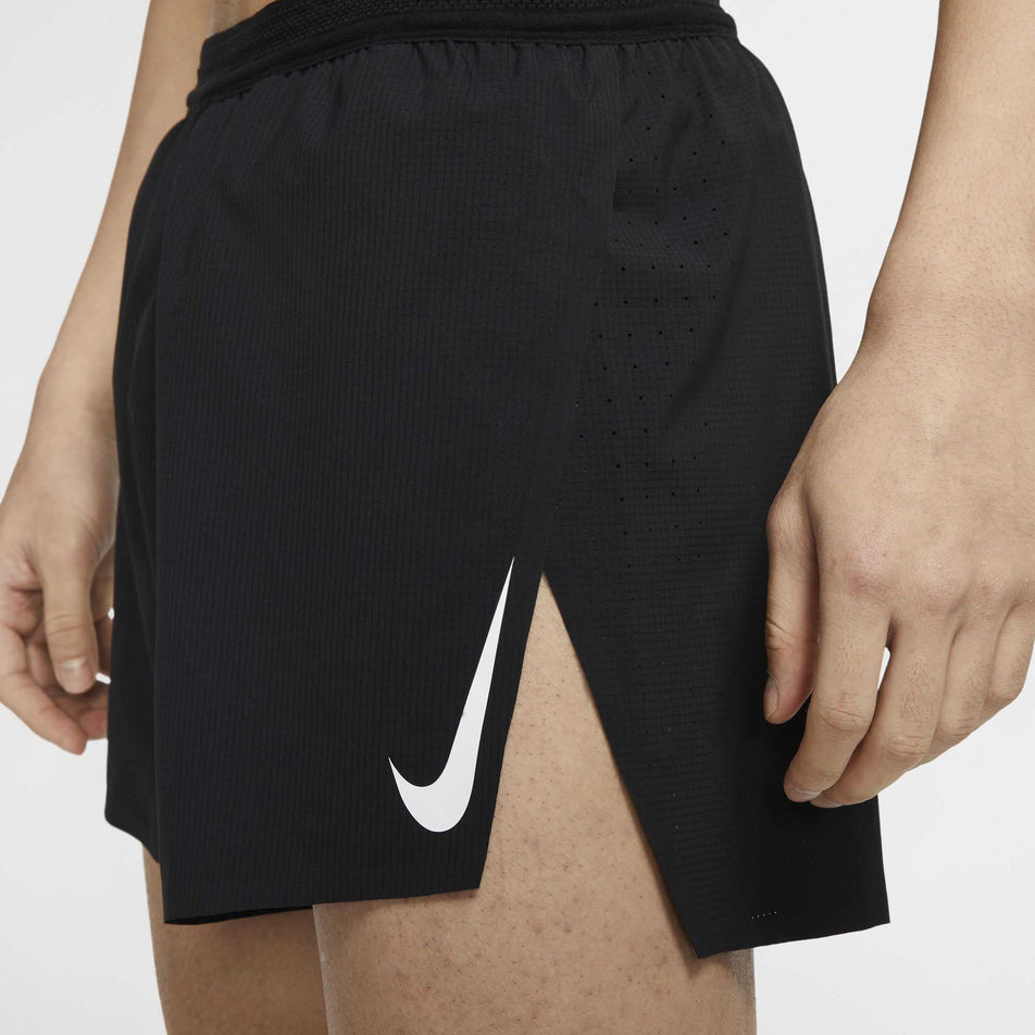 Split detail on side of Nike Aeroswift 4 Inch Shorts (6917868486818)