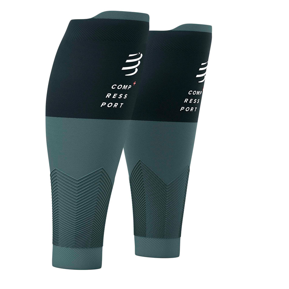 Front pair view of unisex compressport calf r2v2 (6948035100834)