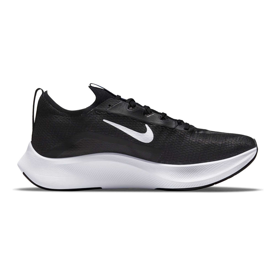 Medial view of men's nike zoomfly 4 running shoes (7267346579618)