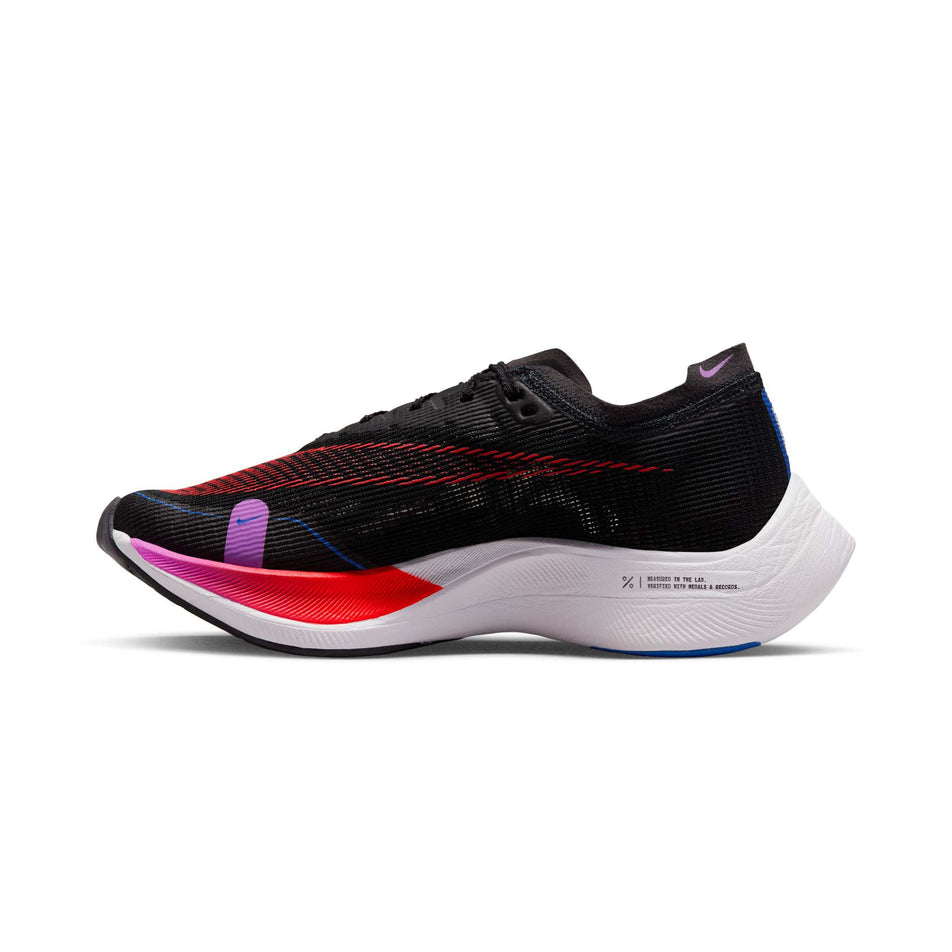 Medial side of the right shoe from a pair of women's Nike ZoomX Vaporfly Next% 2 Running Shoes (7728717725858)