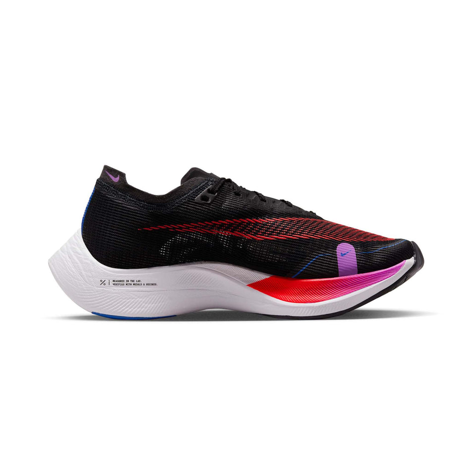 Medial side of the left shoe from a pair of women's Nike ZoomX Vaporfly Next% 2 Running Shoes (7728717725858)