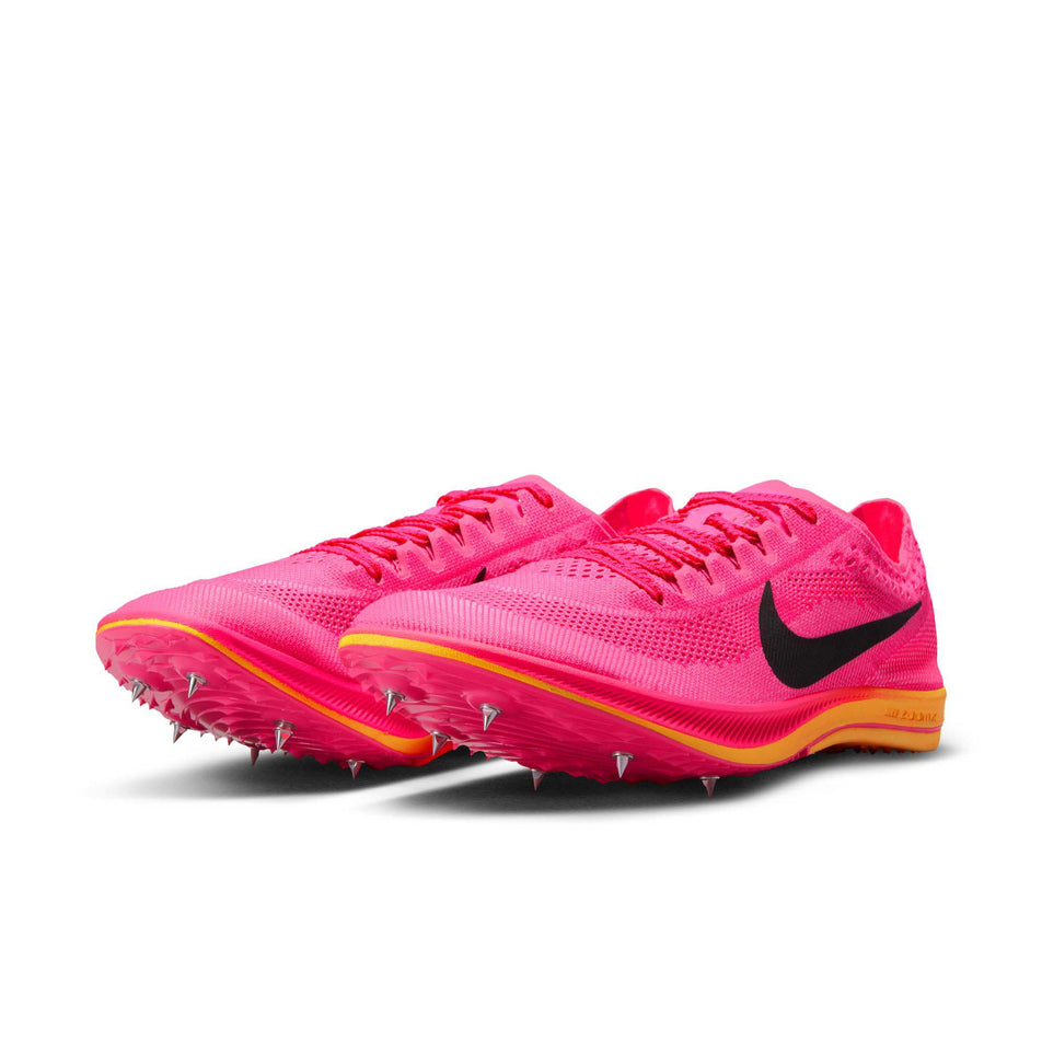 A pair of Nike Unisex ZoomX Dragonfly Track & Field Distance Spikes (7875648323746)