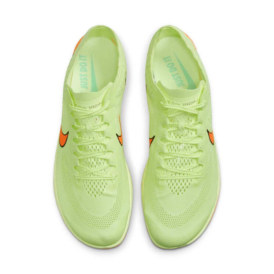 Upper view of unisex nike zoom x dragonfly track spikes (7353969606818)