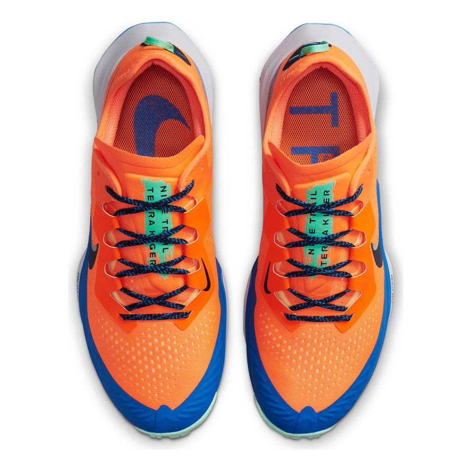 Upper pair view of men's nike air zoom terra kiger 7 running shoes (6875763933346)