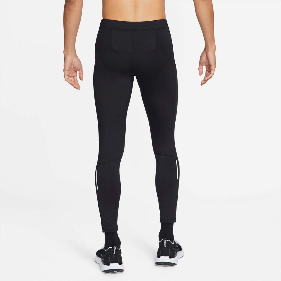 Rear view of Nike Men's Dri-Fit Challenger Running Tight in black (7677517103266)
