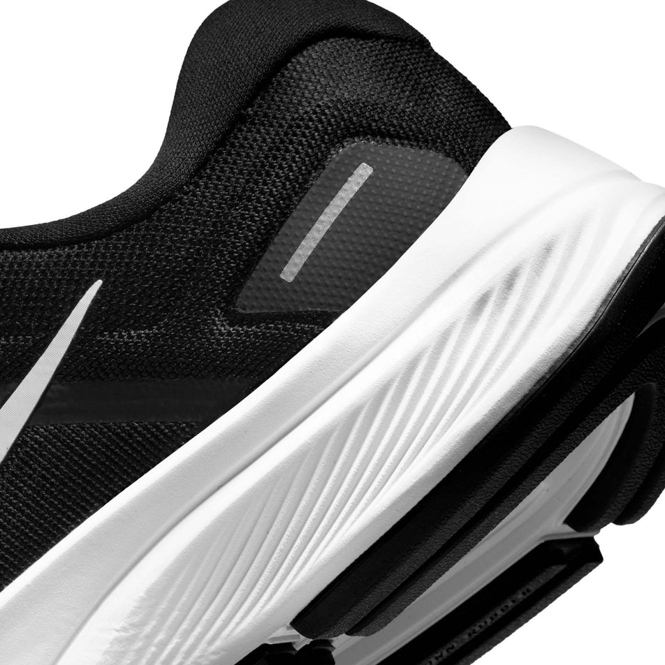 Lateral side of the heel unit on the left shoe from a pair of women's Nike Air Zoom Structure 24 Running Shoes (7353684787362)