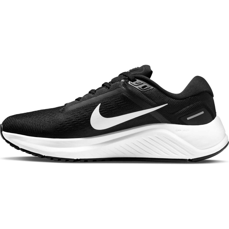Medial side of the right shoe from a pair of women's Nike Air Zoom Structure 24 Running Shoes (7353684787362)