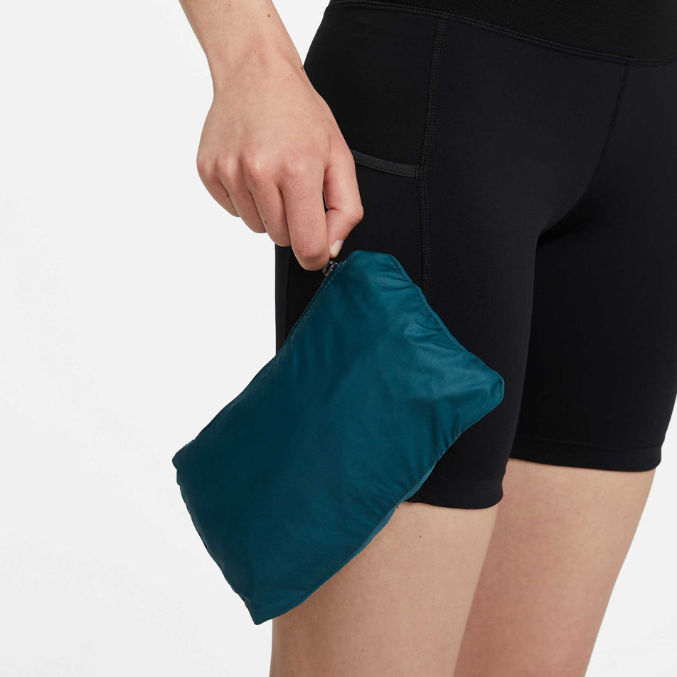 Packing pouch view of women's nike sf trail jacket (6918055887010)