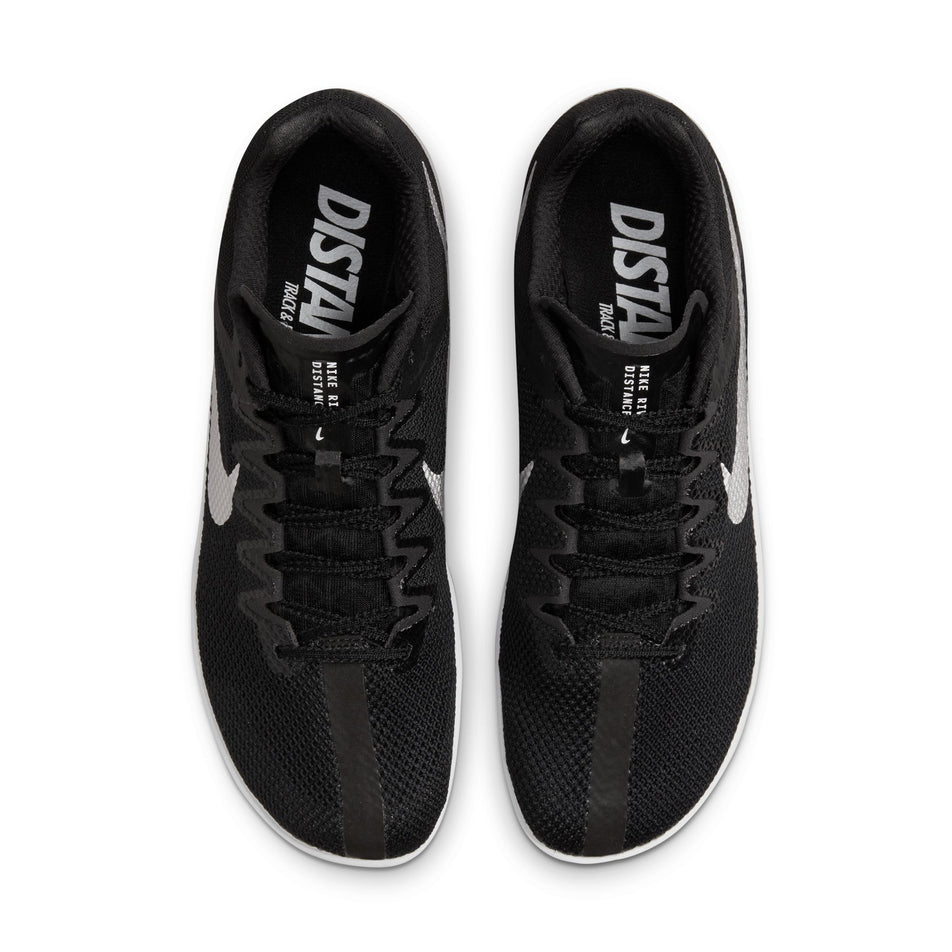 The uppers on a pair of Nike Unisex Zoom Rival Distance Track Spikes (7669984493730)