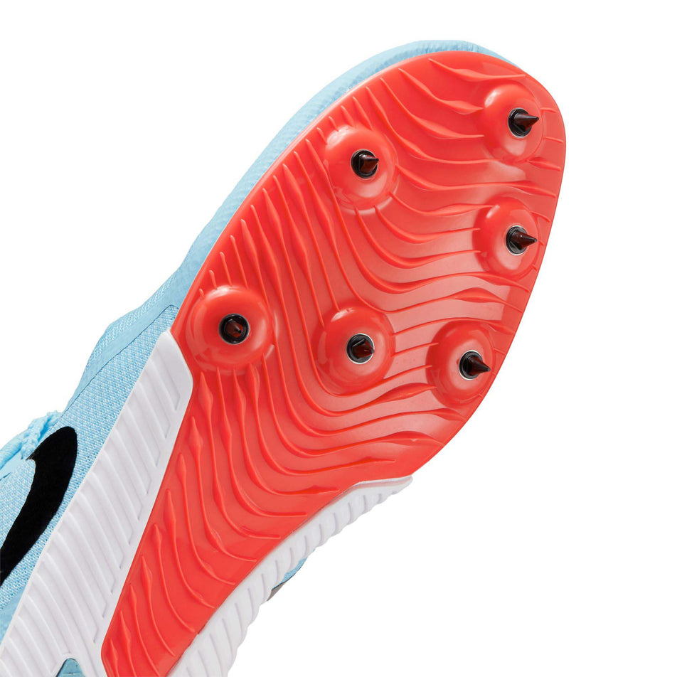 The spike plate of the right shoe from a pair of Nike Unisex Zoom Rival Track & Field Multi-Event Spikes (7875569156258)