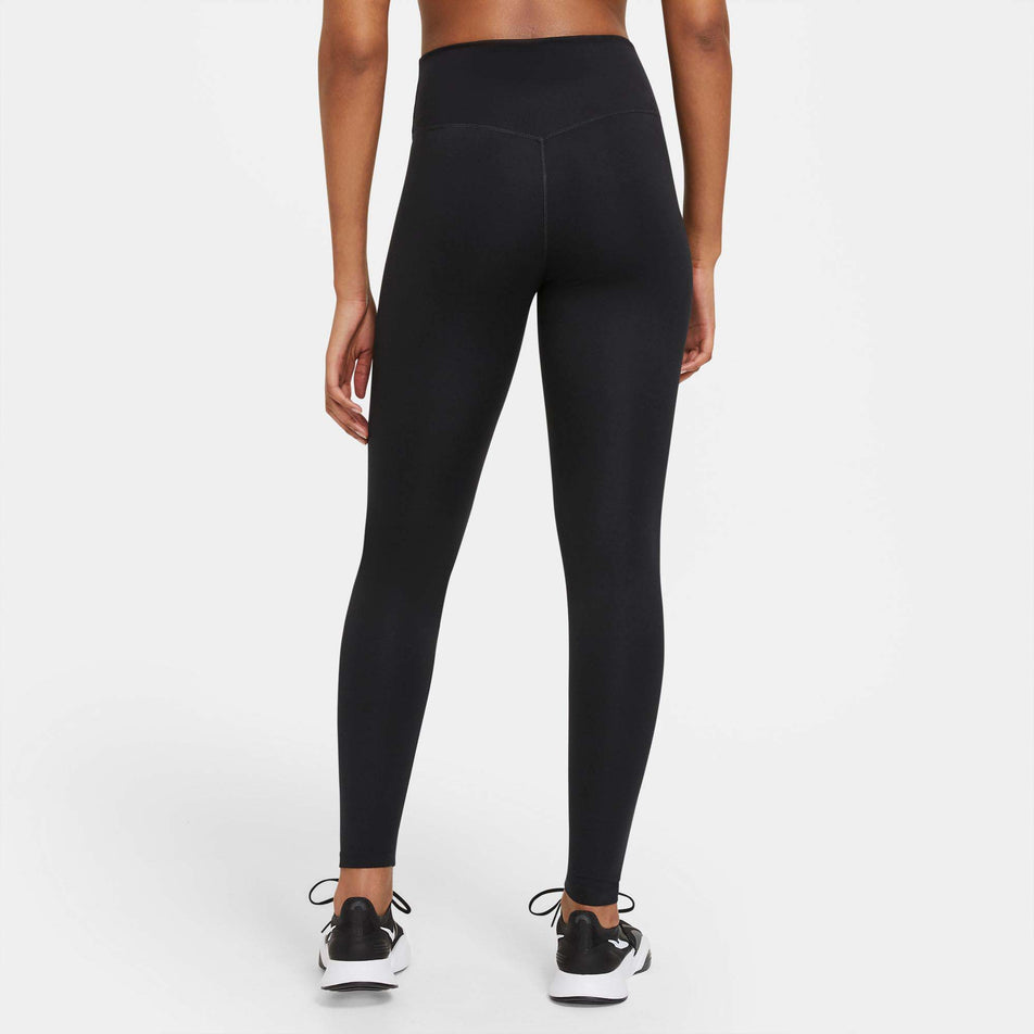 Behind view of women's nike one df mr tight (7386209714338)