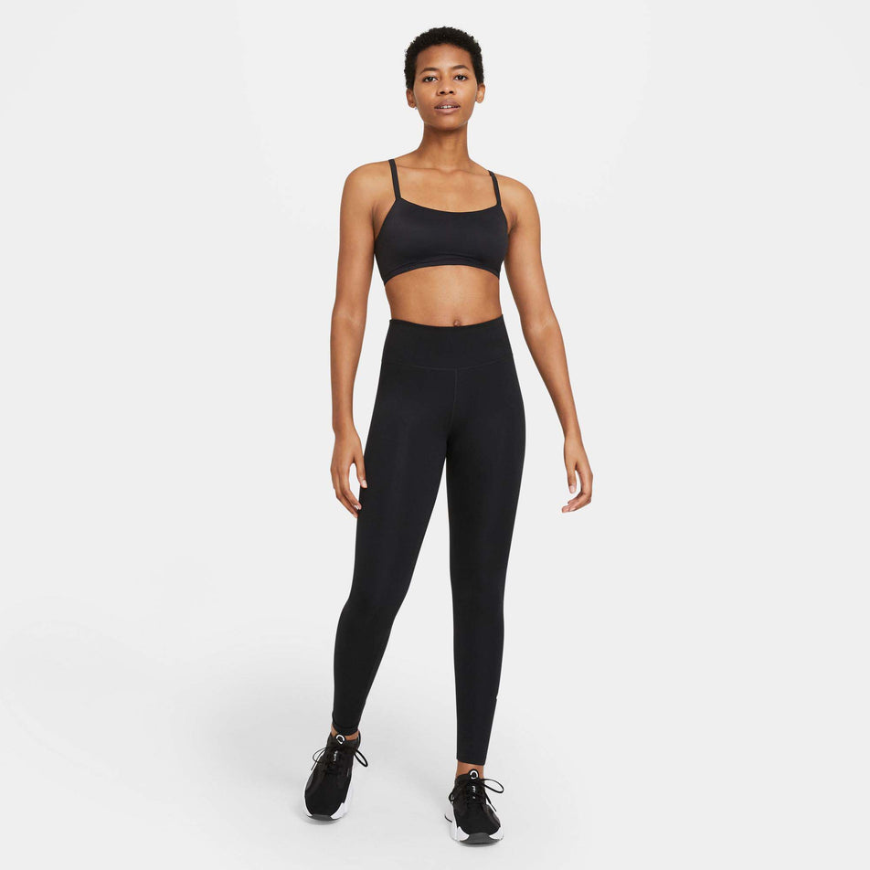 Front model view of women's nike one df mr tight (7386209714338)