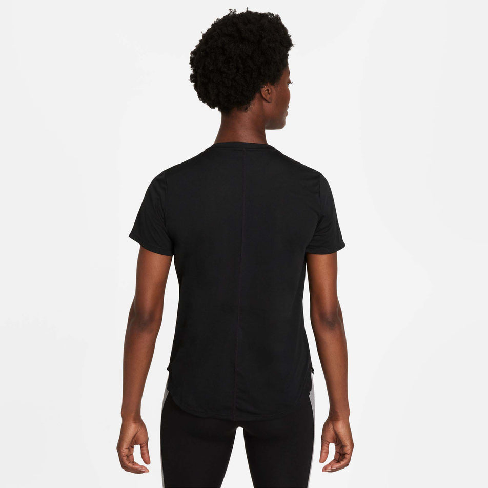 Back view of Nike Women's ONE STD Top in black (7677526737058)