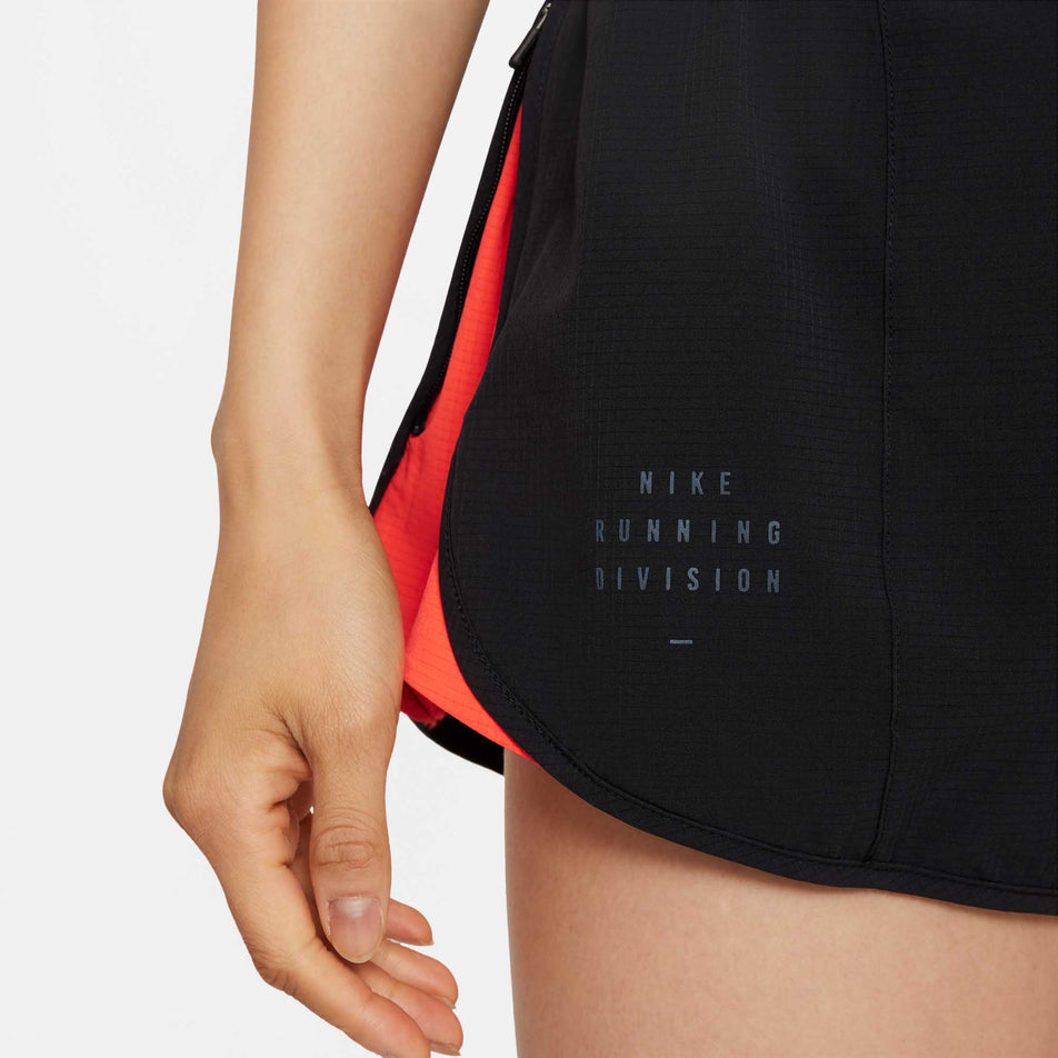 Logo on Nike Run Division Tempo Luxe Shorts (6918041370786)