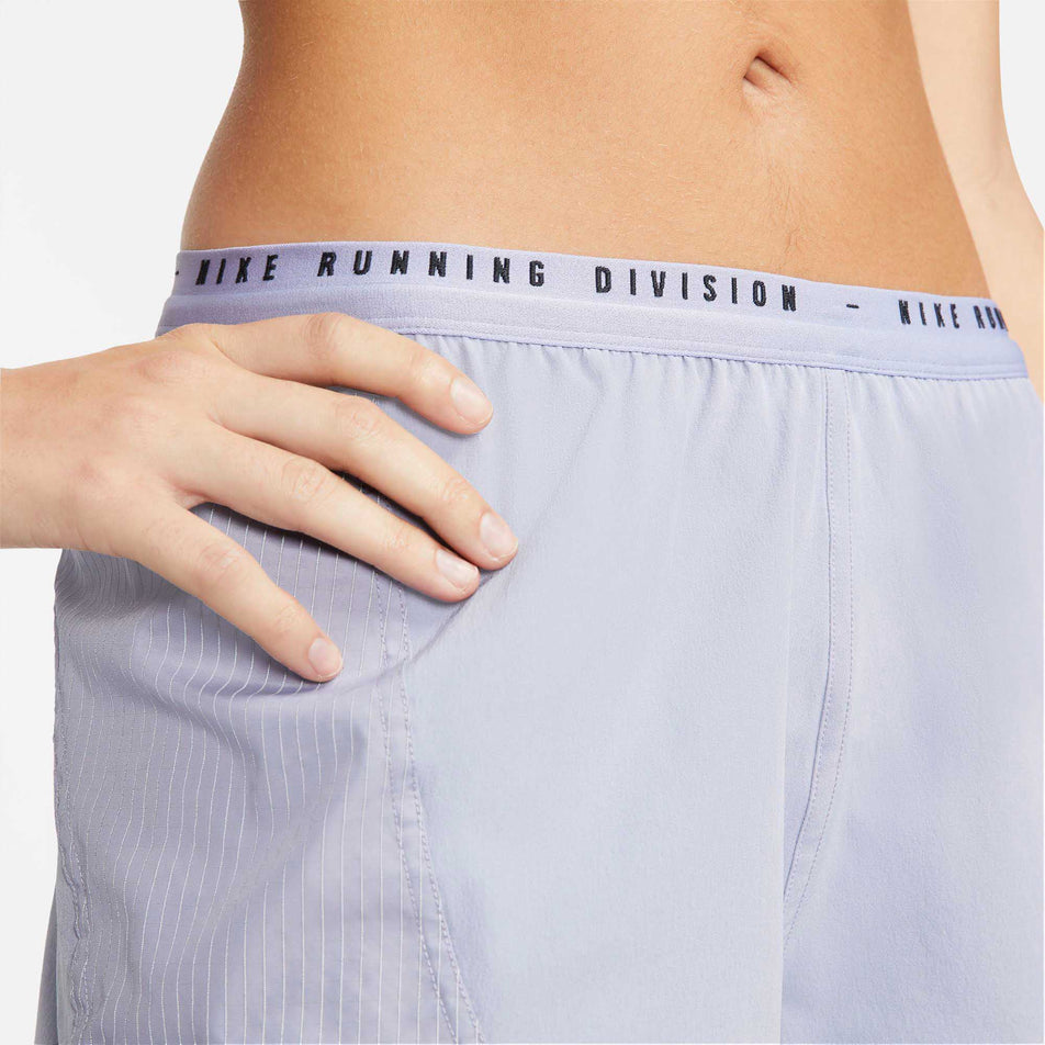 Waistband view of women's nike run division tempo lx short (6918129254562)