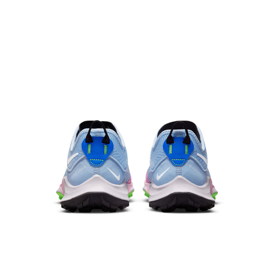 Posterior view of women's nike air zoom terra kiger 8 running shoes (7316455424162)