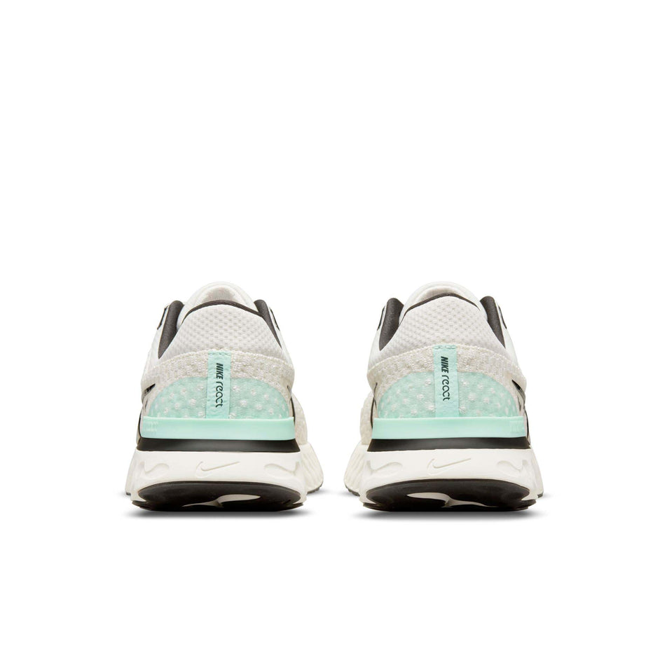 Posterior view of men's nike react infinity run flyknit 3 running shoes (7351501815970)