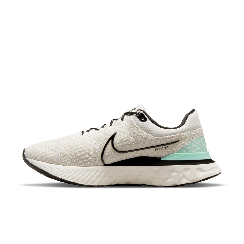 Medial view of men's nike react infinity run flyknit 3 running shoes (7351501815970)