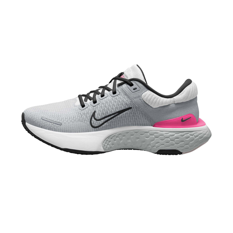 Right shoe medial view of Nike Men's ZoomX Invincible Run Flyknit 2 Running Shoes in white (7669873606818)