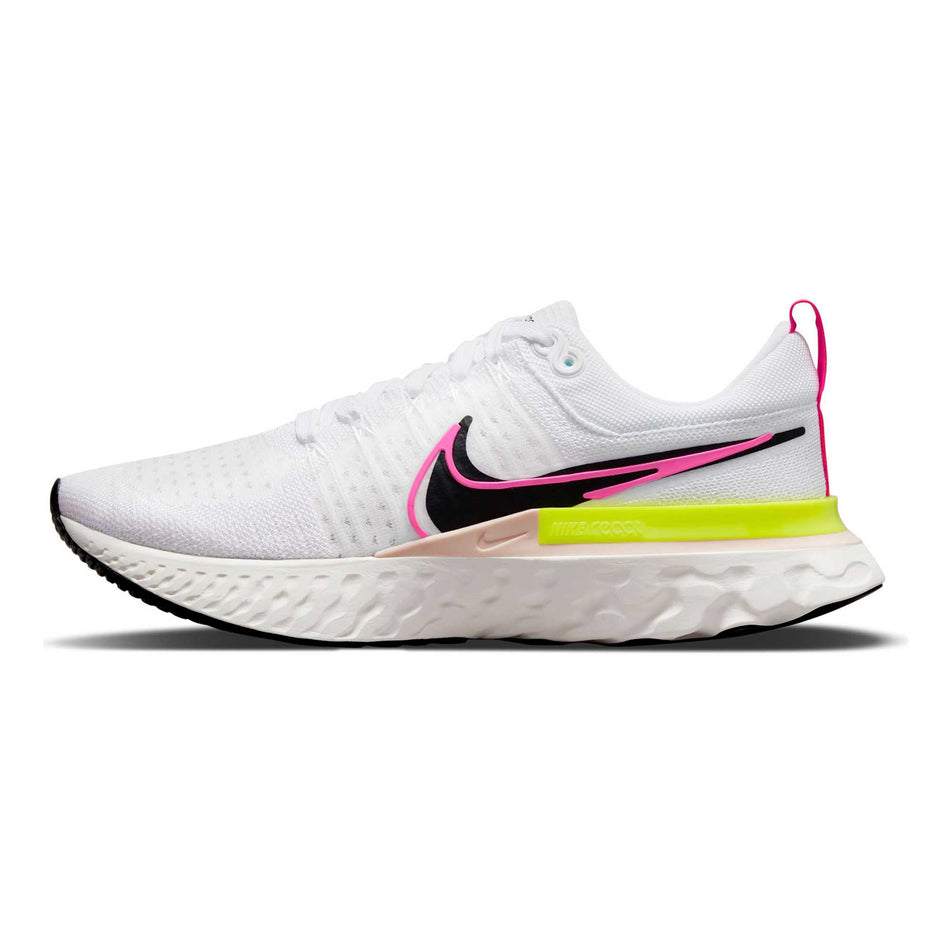 Lateral view of men's nike react infinity run flyknit 2 running shoes (6875815968930)
