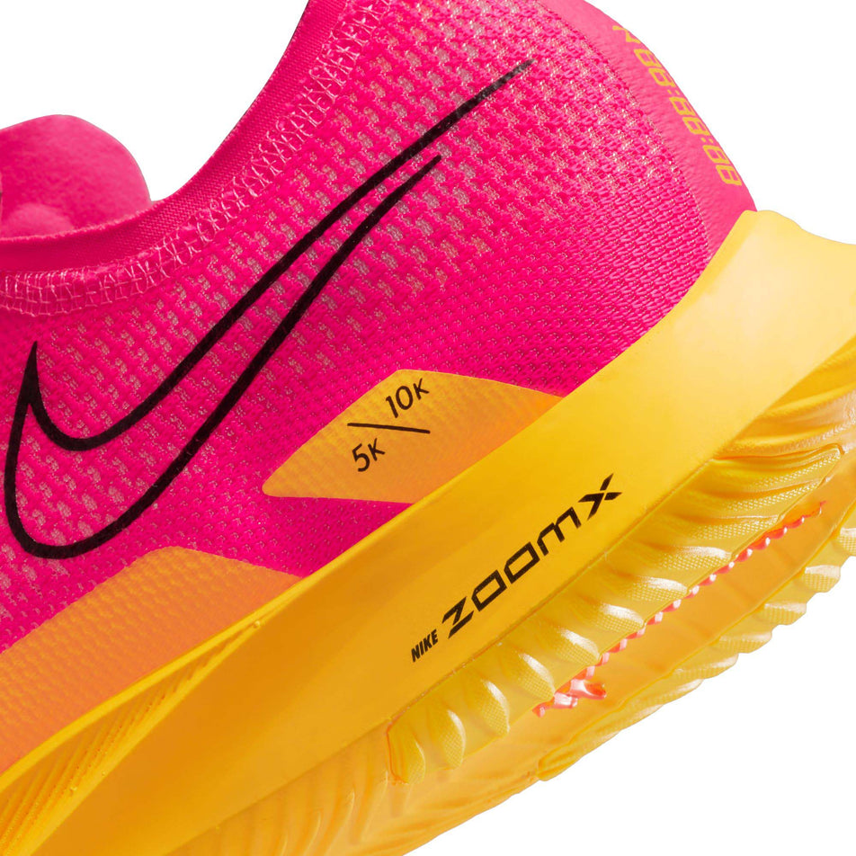Midsole view of Nike ZoomX Streakfly Running Shoes in pink. (7749234524322)
