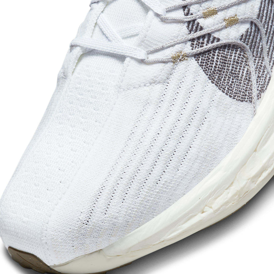 The toe box of the left shoe from a pair of men's Nike Pegasus Turbo Next Nature Running Shoes (7725363069090)
