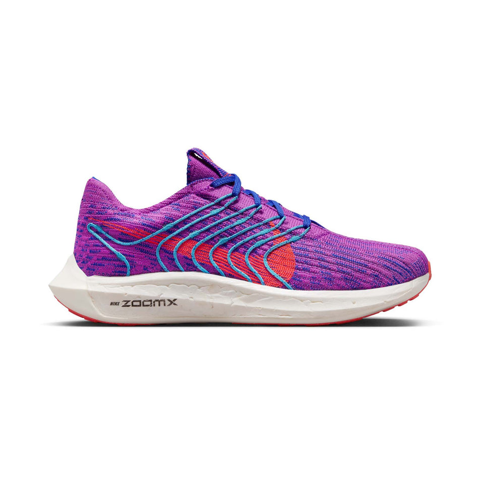 Lateral side of the right shoe from a pair of women's Nike Pegasus Turbo Flyknit Next Nature Running Shoes (7728708124834)