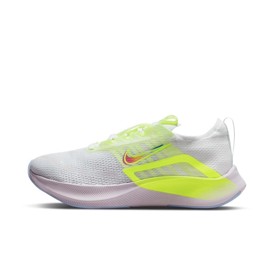 Midsole view of women's nike zoom fly 4 premium running shoes (7316405551266)
