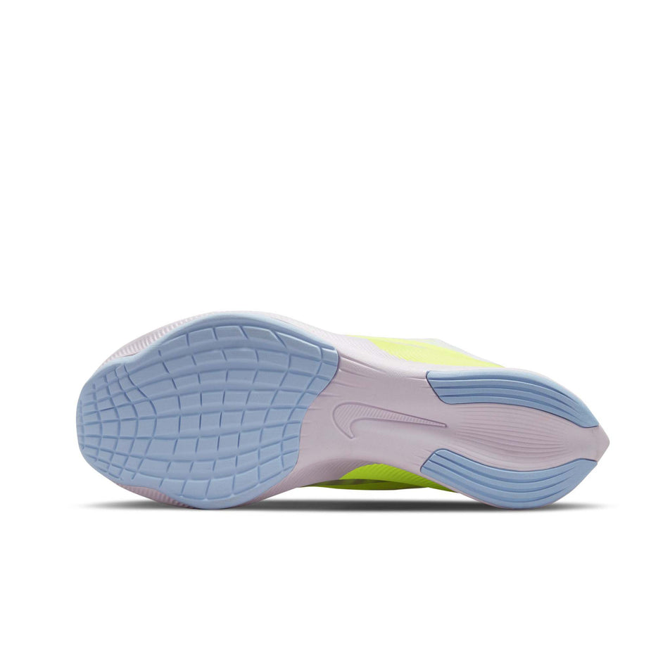 Outsole view of women's nike zoom fly 4 premium running shoes (7316405551266)