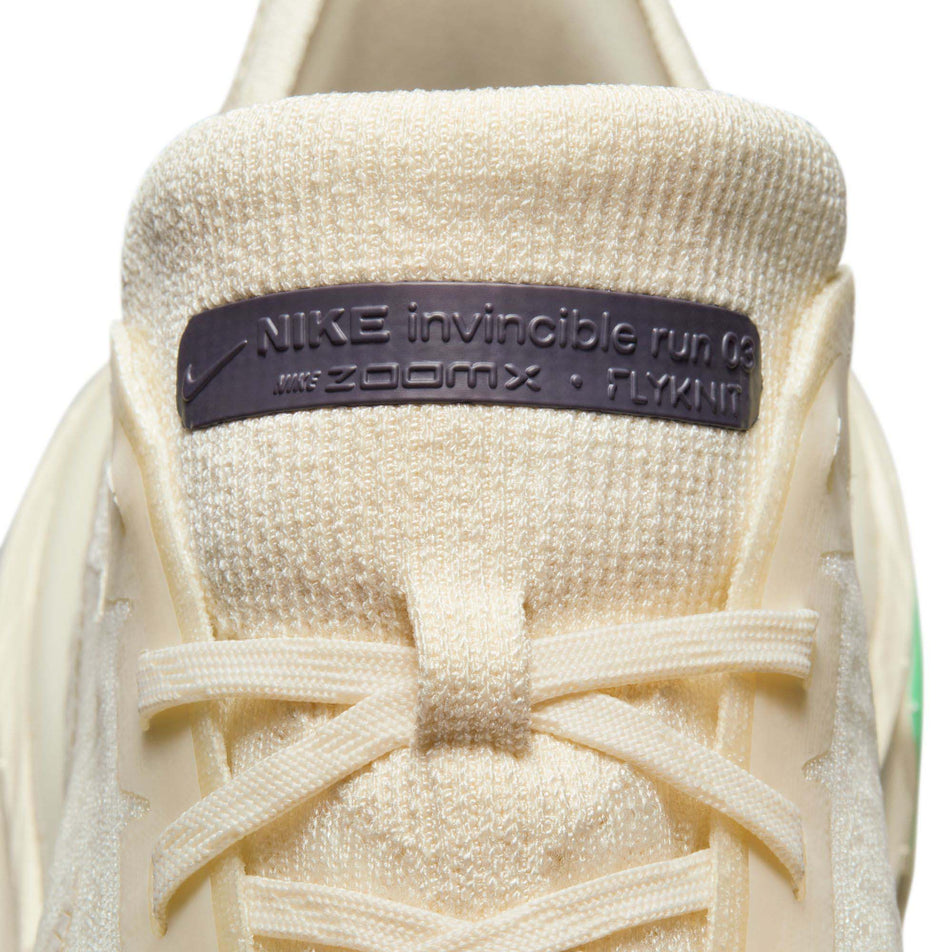 The top of the tongue on a shoe from a pair of Nike Men's Invincible 3 Road Running Shoes (7866037797026)