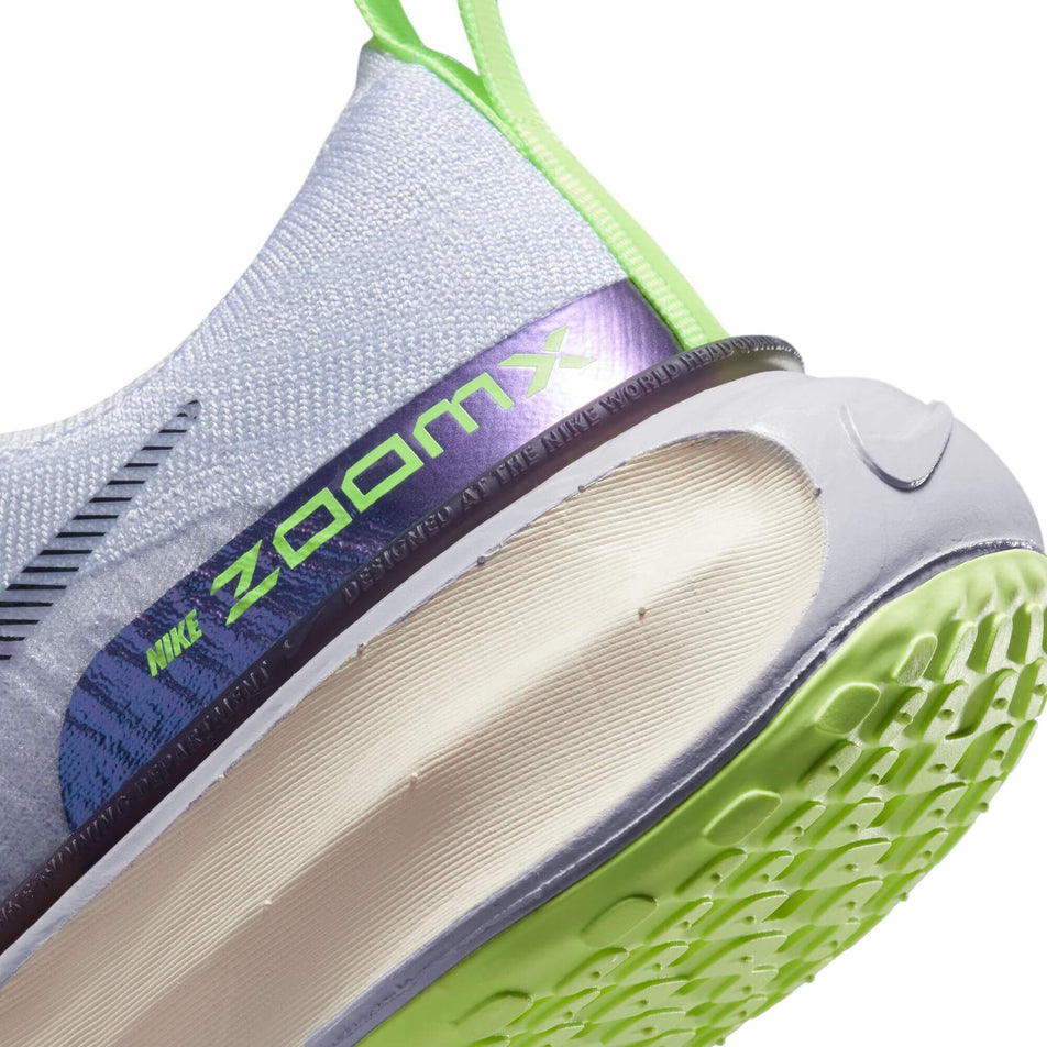 The heel unit of the left shoe from a pair of Women's ZoomX Invincible Run Flyknit 3 Running Shoes (7751503282338)