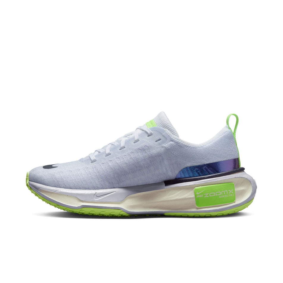 Medial side of the right shoe from a pair of Women's ZoomX Invincible Run Flyknit 3 Running Shoes (7751503282338)