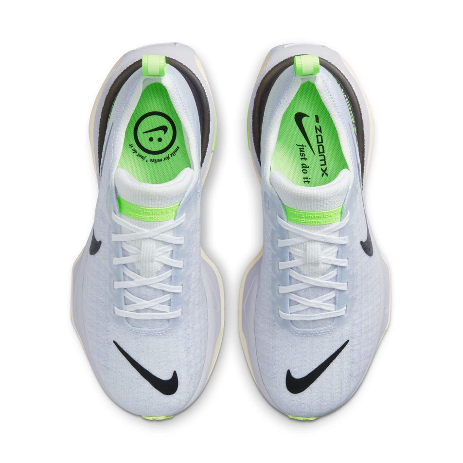 The uppers on a pair of Women's ZoomX Invincible Run Flyknit 3 Running Shoes (7751503282338)