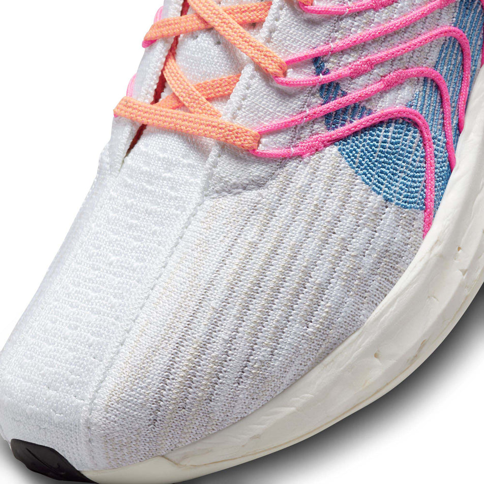 The toe box of the left shoe from a pair of women's Nike Pegasus Turbo Next Nature TP Running Shoes (7671326212258)