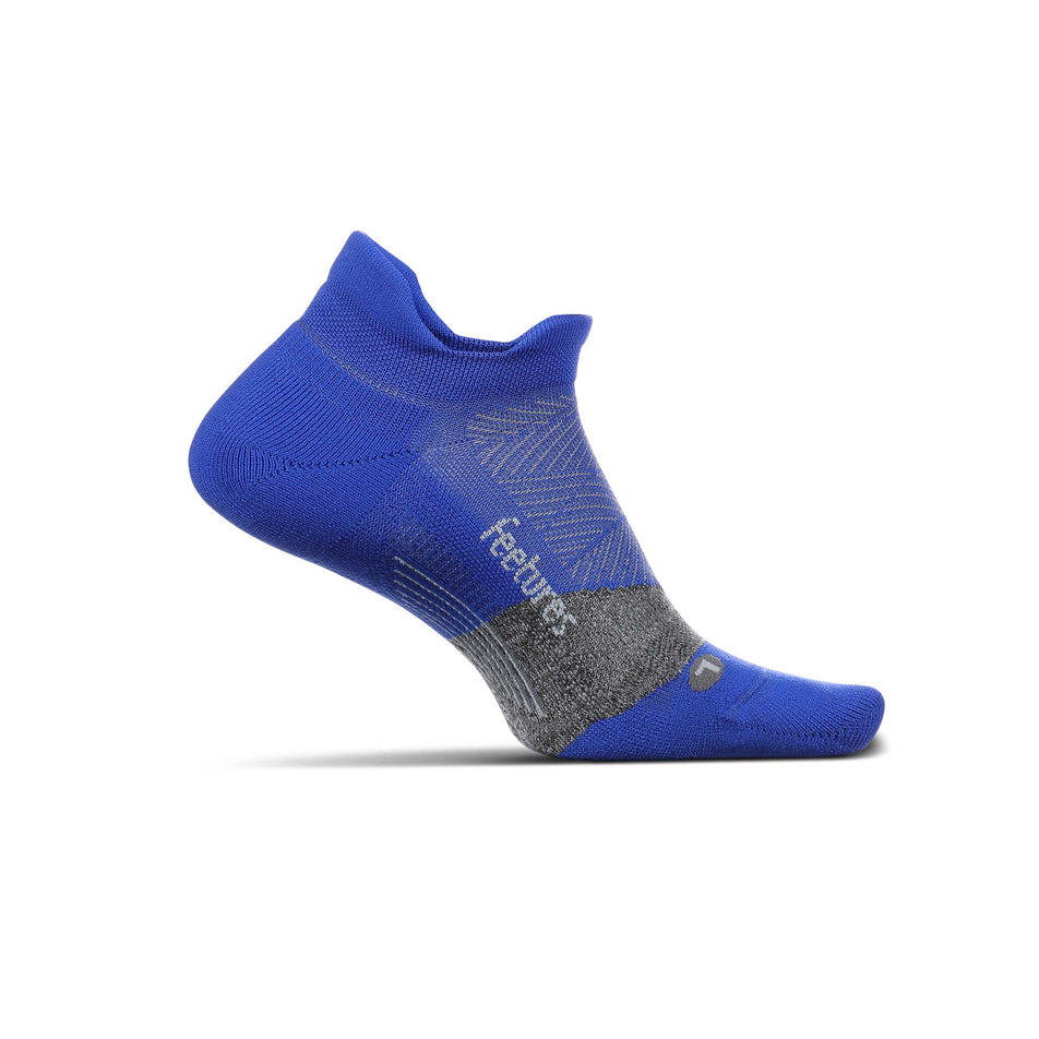 Medial view of feetures unisex elite light cushion no show tab solid (7274602463394)