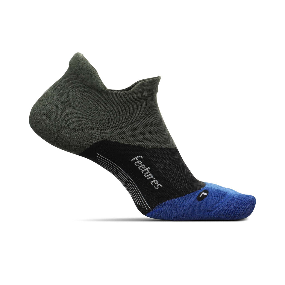 Medial side of the left sock from a pair of Feetures  Unisex Elite Max Cushion No Show Tab Running Socks (7520345227426)